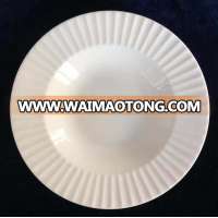 Popular and special design 9" round soup plate