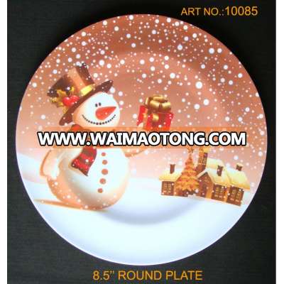 2014 new Christmas Xmas X-mas design plate