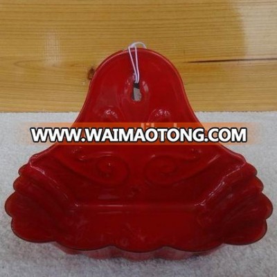 Hot Red Enamel Soap Holder