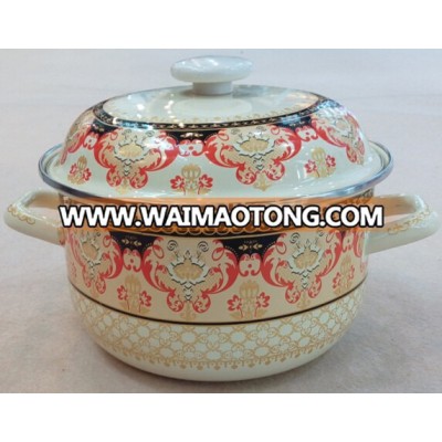 Enamel Casserole, Turkey Pot, 20cm Casserole