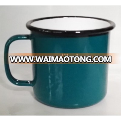 Factory Wholesales FDA Custom Color and Printing Carbon Steel Enamel Mug