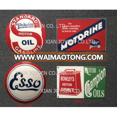 enamel metal signs, door number plates, enamel street signposts