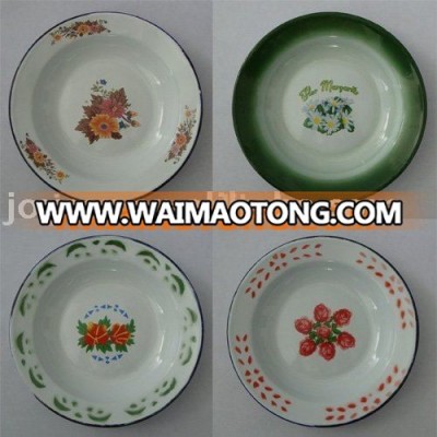 2016 Best Selling Enamel Soup Plate Promotion plate