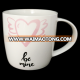 high quality colorful heart printed coffee mugs