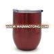 High quality custom 16oz stemless egg mugs stainless steel wine cups